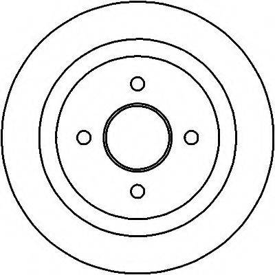 MINTEX MDC821 гальмівний диск