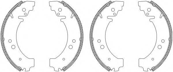 MINTEX MSK026 Комплект гальмівних колодок