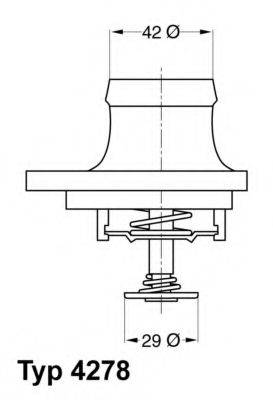 WAHLER 427880D Термостат, охолоджуюча рідина