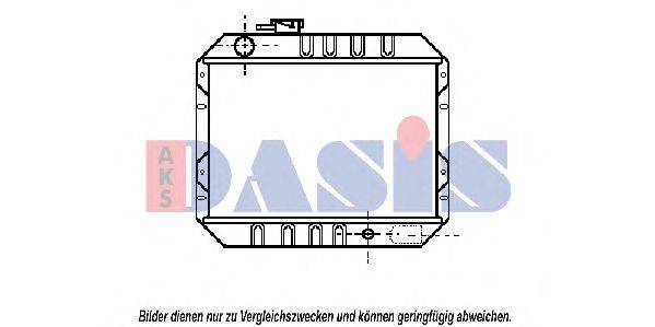 AKS DASIS 090070N Радіатор, охолодження двигуна