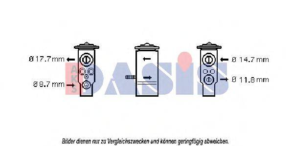 AKS DASIS 840001N Розширювальний клапан, кондиціонер