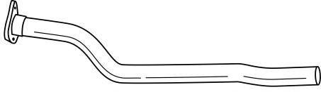 AKS DASIS SG50223 Труба вихлопного газу