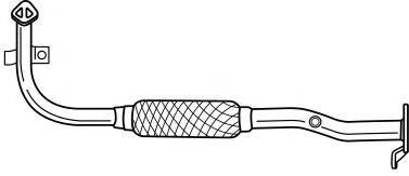 AKS DASIS SG37134 Труба вихлопного газу