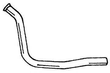 AKS DASIS SG12168 Труба вихлопного газу