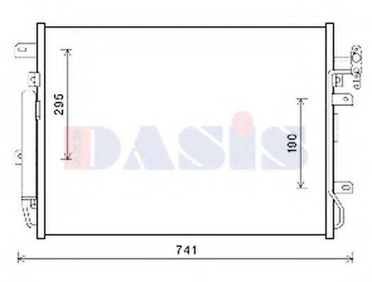 AKS DASIS 022007N Конденсатор, кондиціонер