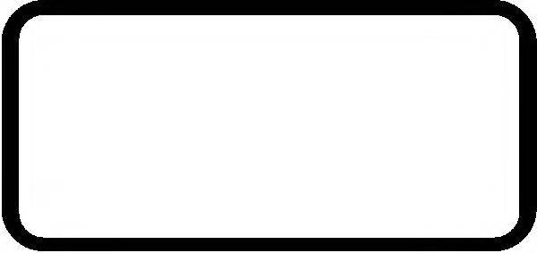 GLASER X0483501 Прокладка, кришка головки циліндра