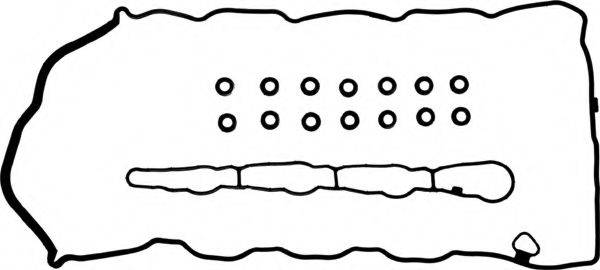 GLASER V9017900 Комплект прокладок, кришка головки циліндра