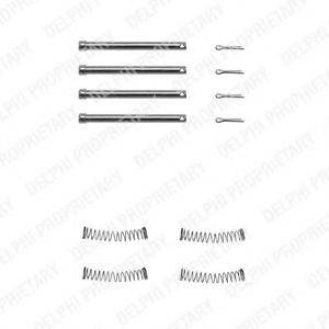 DELPHI LX0233 Комплектуючі, колодки дискового гальма