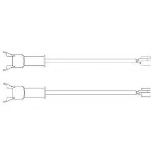 DELPHI LZ0122 Контрольний контакт, контроль шару гальмівних колодок