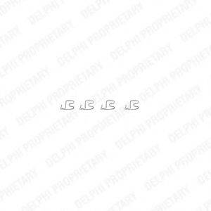 DELPHI LX0314 Комплектуючі, колодки дискового гальма