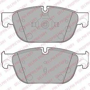 DELPHI LP2198 Комплект гальмівних колодок, дискове гальмо