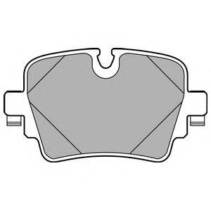 DELPHI LP2767 Комплект гальмівних колодок, дискове гальмо