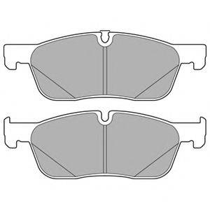 DELPHI LP3166 Комплект гальмівних колодок, дискове гальмо