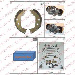 DELPHI 620 Комплект гальмівних колодок