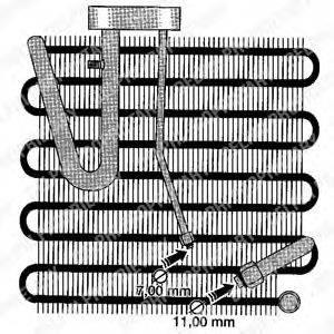 DELPHI TSP0525064 Випарник, кондиціонер