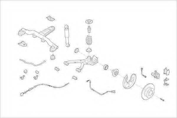 DELPHI VW04682R Підвіска колеса
