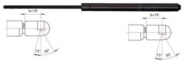 METZGER 2110178 Газова пружина, кришка багажника