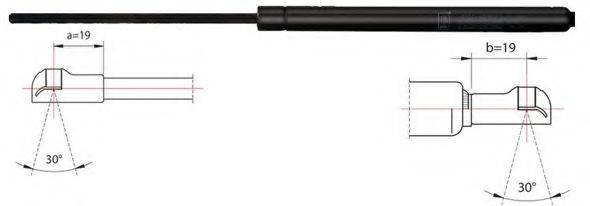 METZGER 2110300 Газова пружина, капот