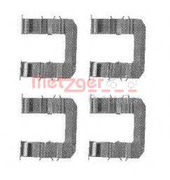 METZGER 1091735 Комплектуючі, колодки дискового гальма