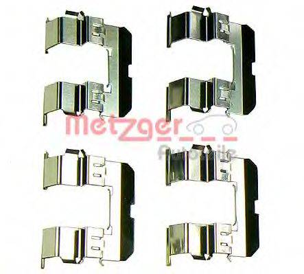 METZGER 1091816 Комплектуючі, колодки дискового гальма