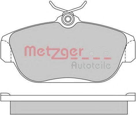 METZGER 1170018 Комплект гальмівних колодок, дискове гальмо