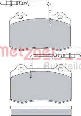 METZGER 1170399 Комплект гальмівних колодок, дискове гальмо