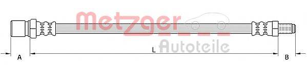 METZGER 4111379 Гальмівний шланг