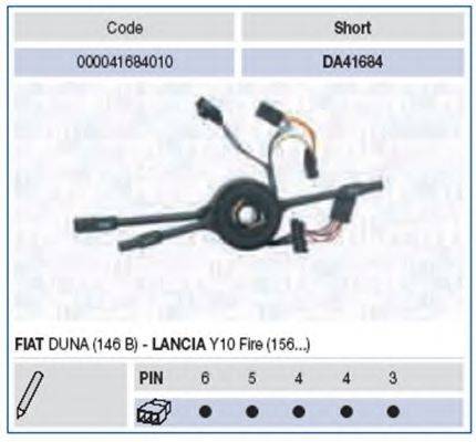 MAGNETI MARELLI 000041684010 Вимикач на колонці кермового керування