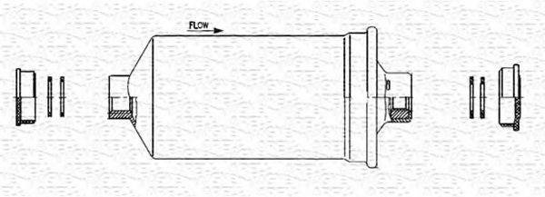 MAGNETI MARELLI 213908502700 Паливний фільтр