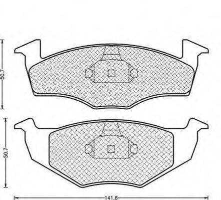 MAGNETI MARELLI 430216170408 Комплект гальмівних колодок, дискове гальмо