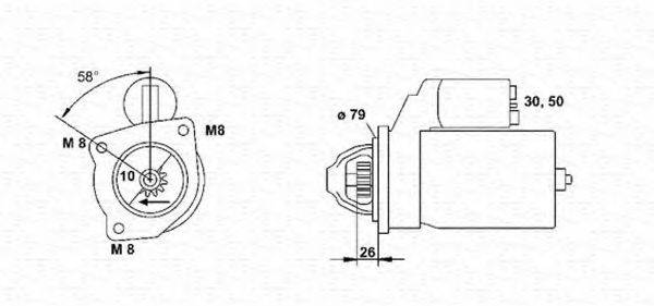 MAGNETI MARELLI 943251856010 Стартер