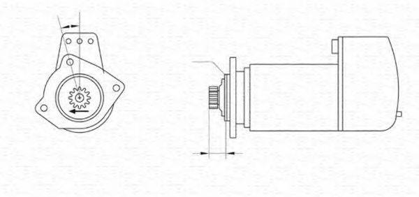 MAGNETI MARELLI 943252187010 Стартер