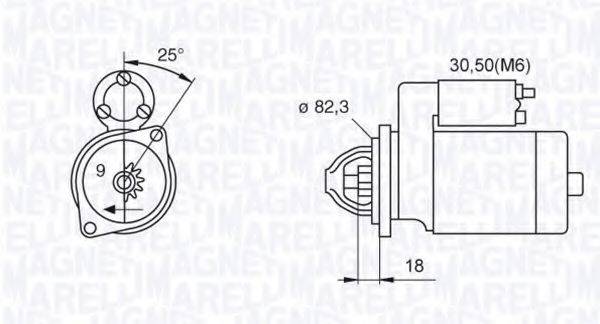 MAGNETI MARELLI 063522612010 Стартер