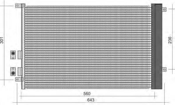 MAGNETI MARELLI 350203273000 Конденсатор, кондиціонер