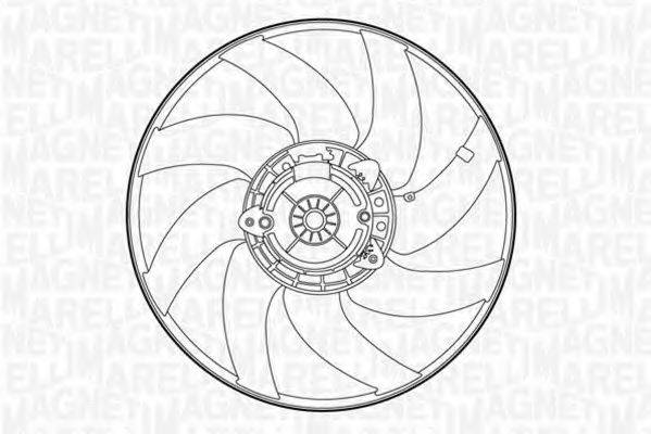 MAGNETI MARELLI 069422435010 Вентилятор, охолодження двигуна