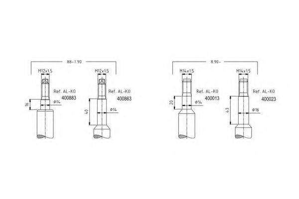 AL-KO 400013 Амортизатор